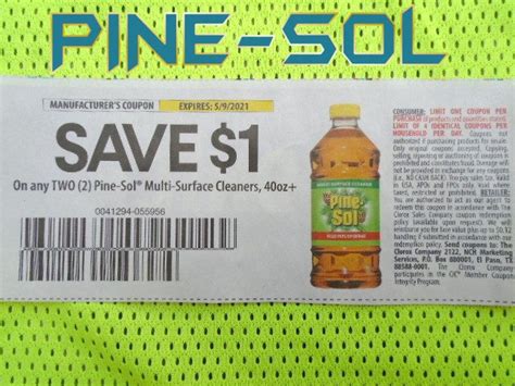 Pine Sol Coupons Printable